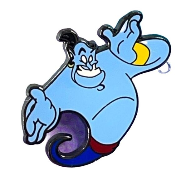 Aladdin Lapel Pin Genie Golden Lamp Enamel Brooch Badge Accessories Jewelry Pin - Picture 1 of 6